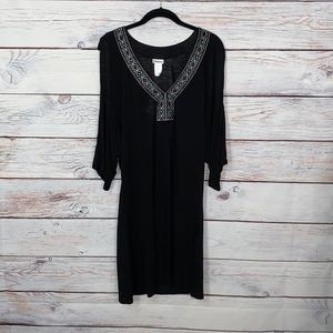 NWT Black Bathing Suit Cover-up XL